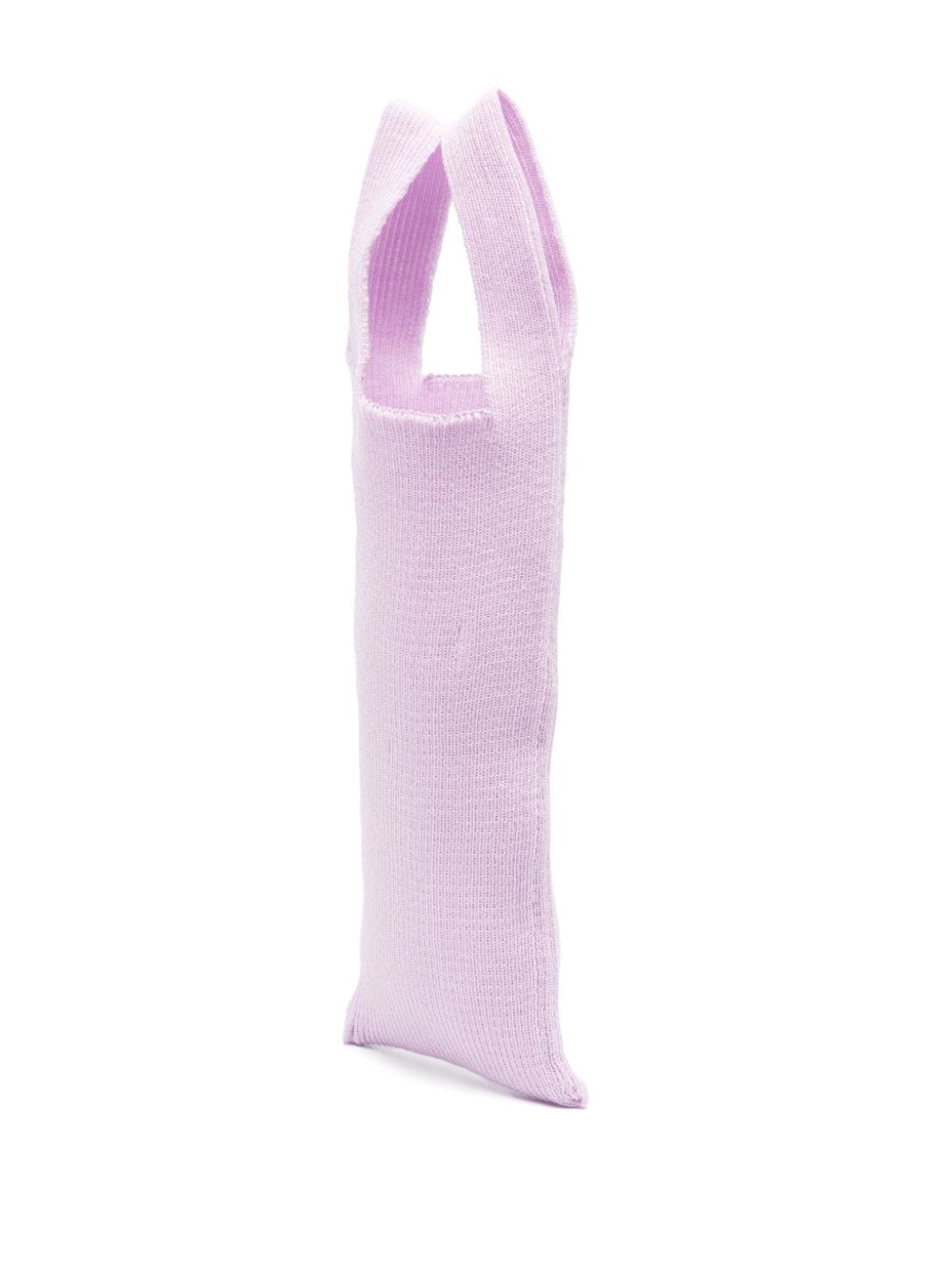 Shop A. Roege Hove Emma Knitted Tote Bag In Purple