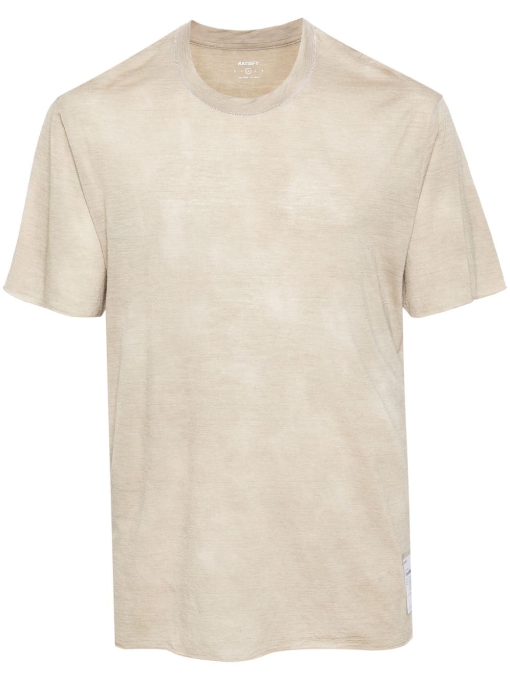 Shop Satisfy Cloudmerino™ Wool T-shirt In Neutrals
