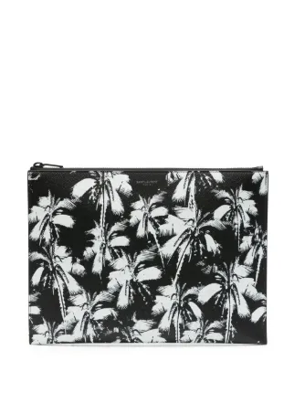 Saint laurent palm tree wallet hot sale