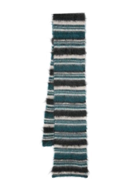 ISABEL MARANT Duke striped brushed scarf