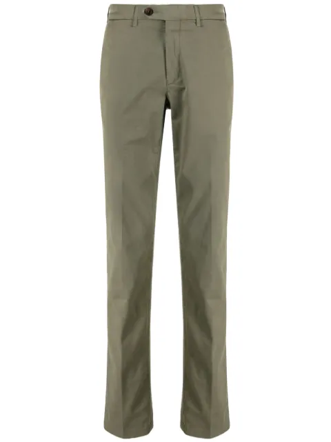 Canali pantalones chinos rectos con tiro medio