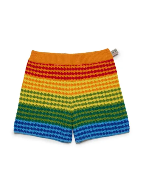 Nº21 Kids knitted cotton shorts