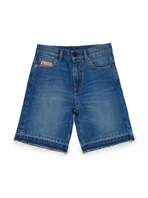 Nº21 Kids frayed-hem denim shorts