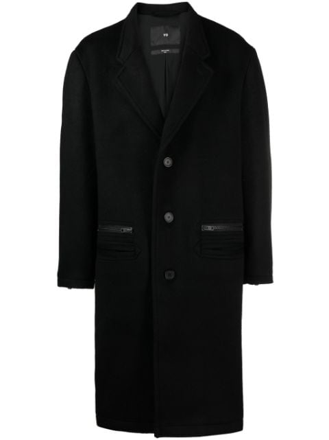Y-3 x Adidas tailored single-breasted coat