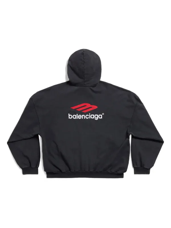 Balenciaga red and black hoodie sale