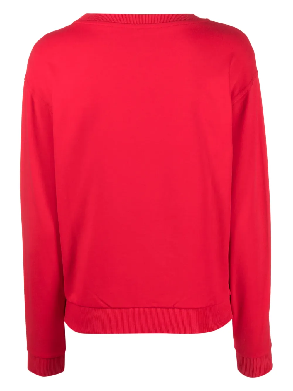 Moschino Leo-teddy patch sweatshirt - Rood