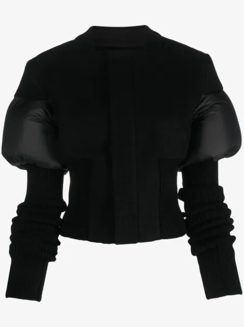 Rick Owens cropped panelled jacket