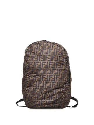 Fendi Pre Owned Zucca Canvas Backpack Brown FARFETCH IE