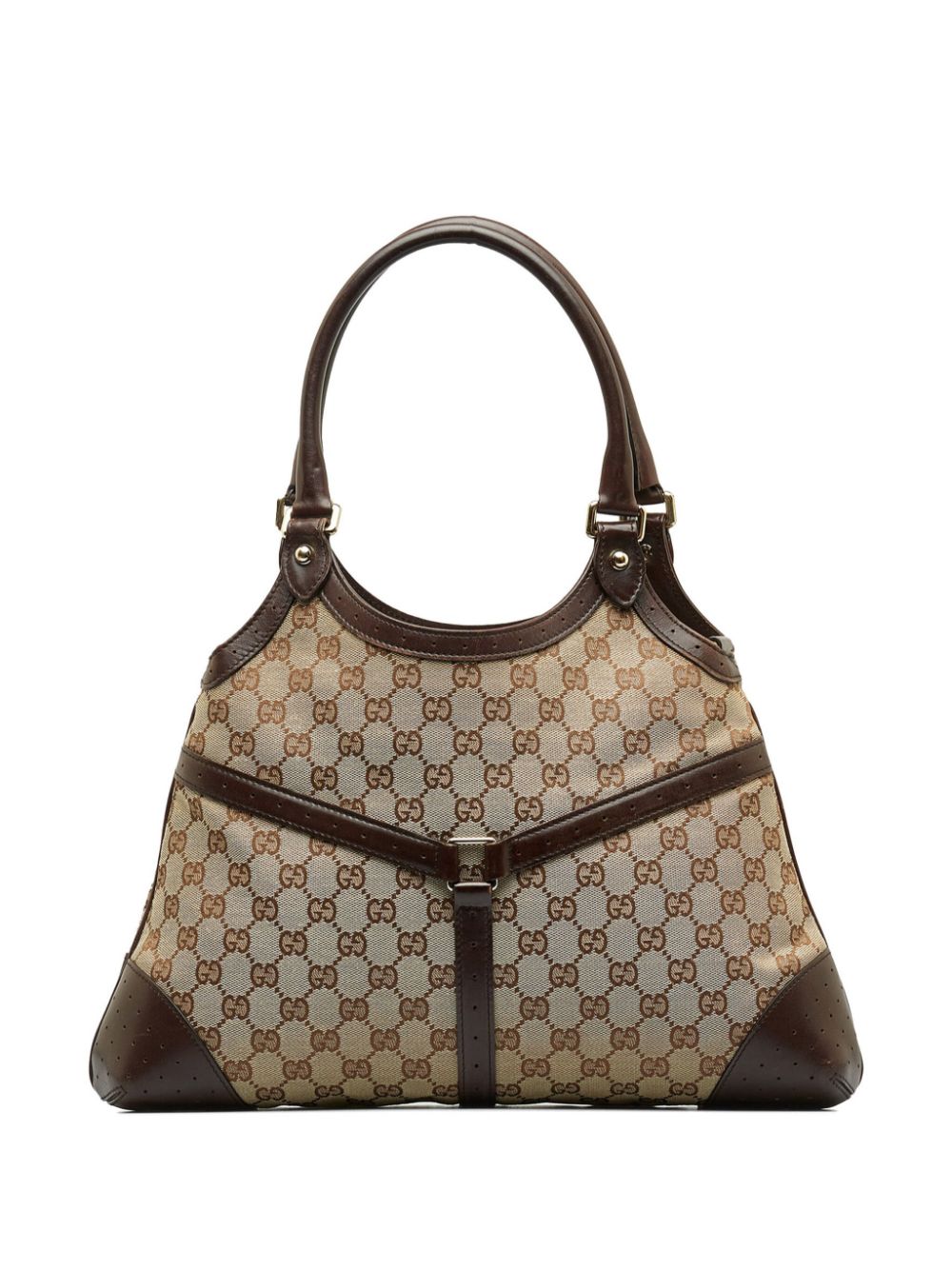 Gucci Pre-Owned Web Reins shoulder bag - Bruin