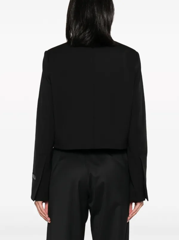 Patou クロップド ジャケット | ブラック | FARFETCH JP