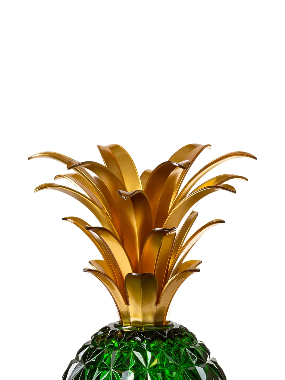 Mario Luca Giusti Melissa Acrylic Cutlery Holder In Green