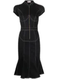 Murmur Underline denim dress - Black