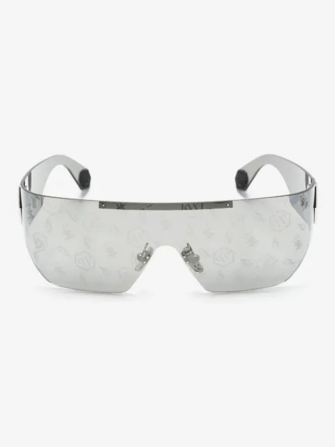 Philipp Plein Eyewear lentes del sol Plein Hero con placa del logo