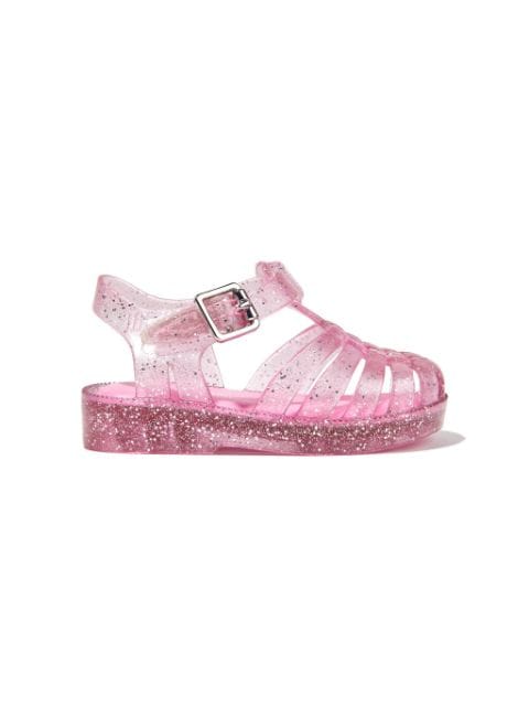 Mini Melissa Possession glitter jelly sandals