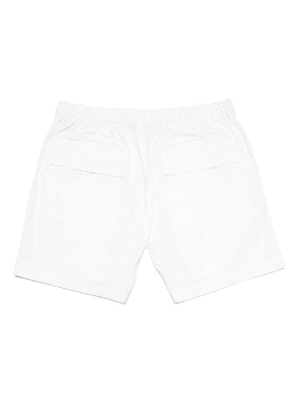 Nº21 Kids logo-embroidered cotton shorts - White