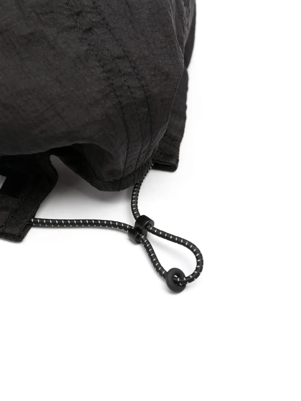 Satisfy logo-print adjustable cap - Zwart