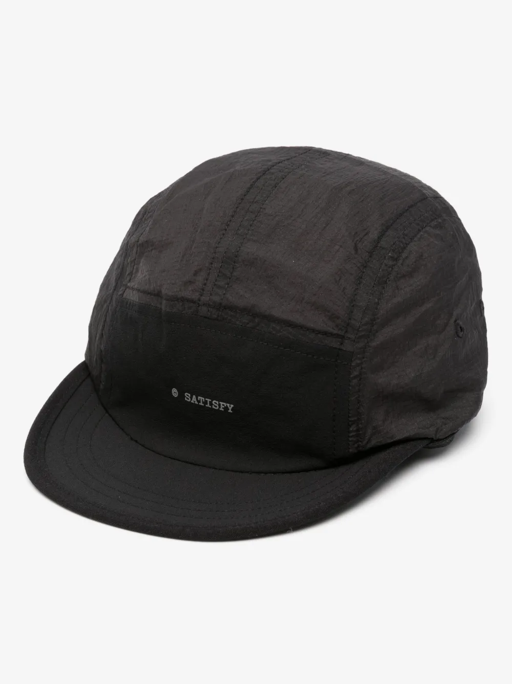 Satisfy logo-print adjustable cap | Black | Image 1