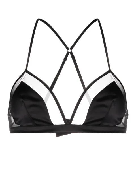 Dolce & Gabbana brasier de satén con paneles