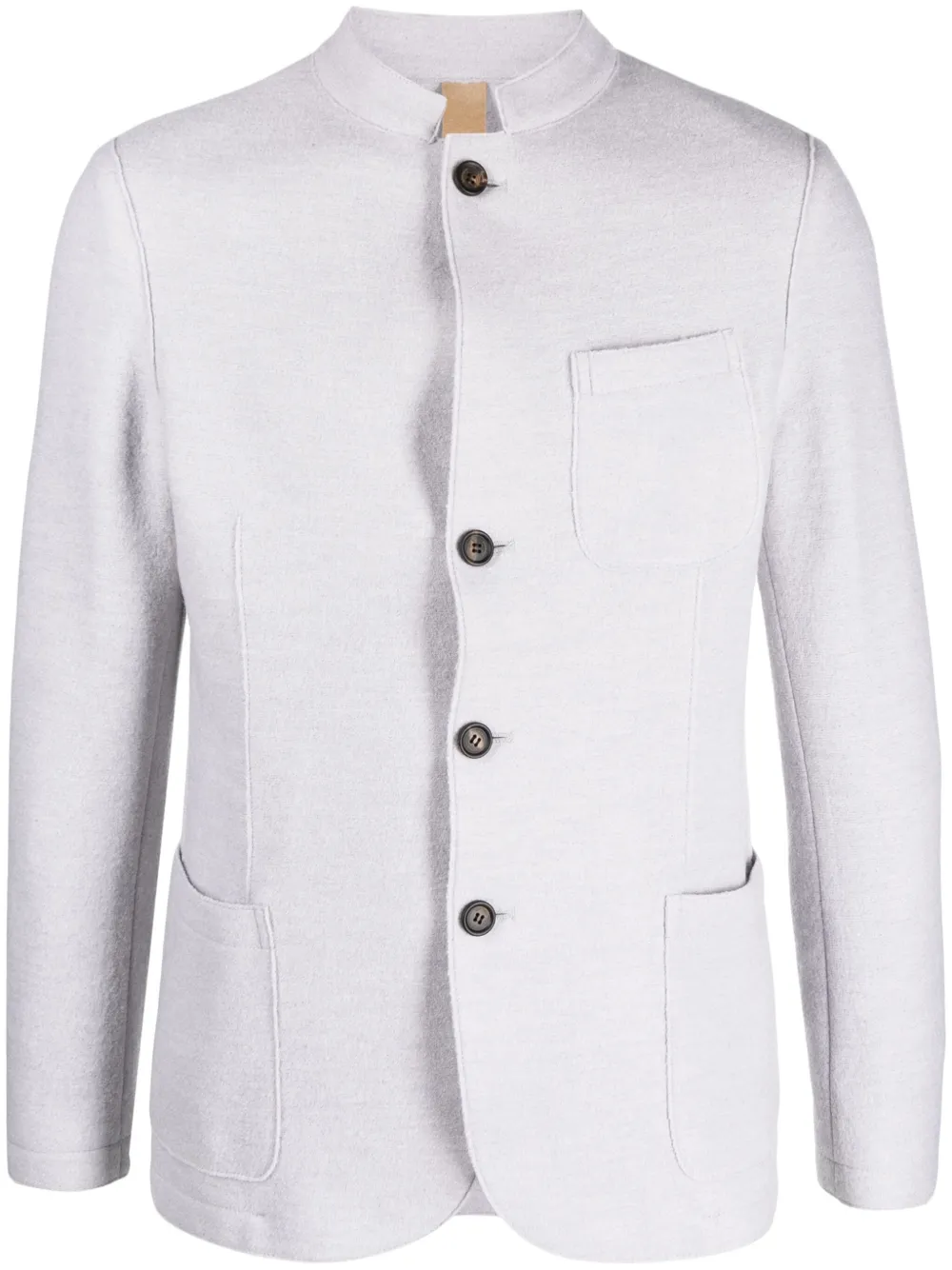 Eleventy Blazer met enkele rij knopen Grijs