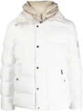 Moorer layered padded jacket - White