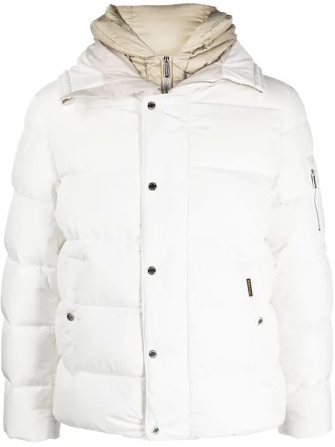 Moorer layered padded jacket 