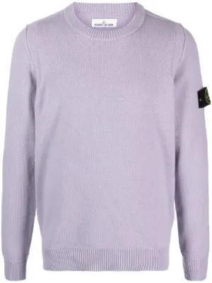 Stone island 2024 wool badge jumper