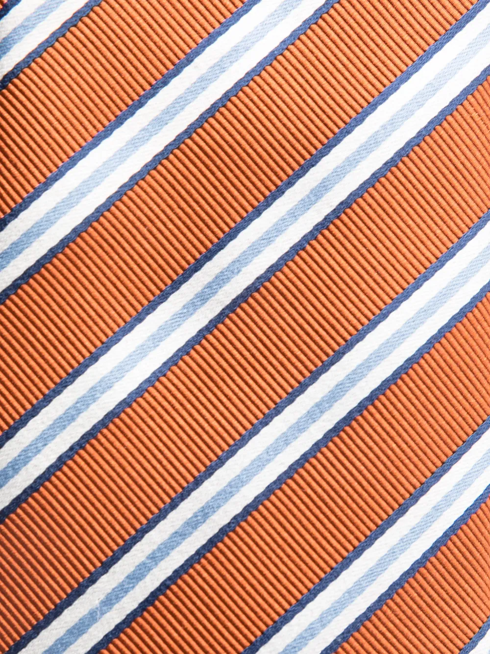 Lanvin striped silk tie - Oranje