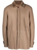 Desa 1972 shearling shirt jacket - Neutrals