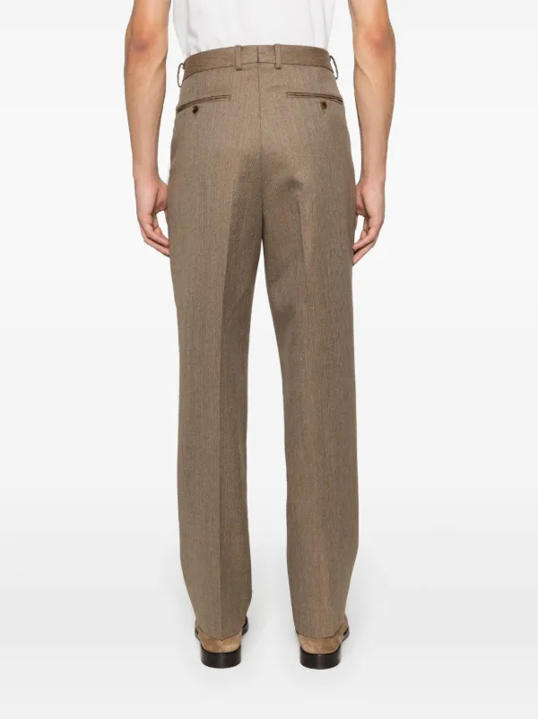 Auralee Bluefaced Wool straight-leg Trousers - Farfetch