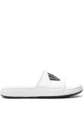 UGG Wilcox ""Chopped"" logo slides - White