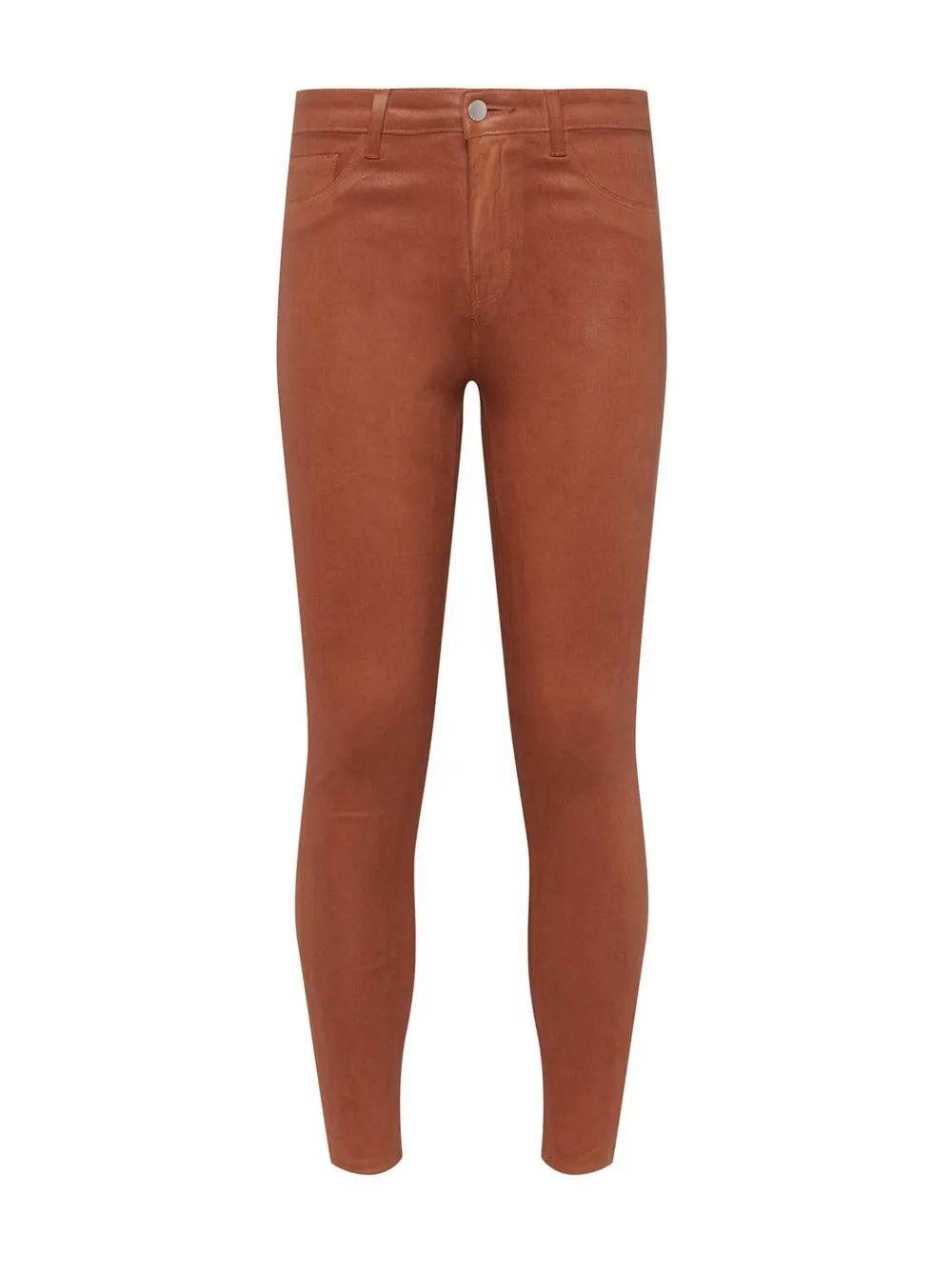 Margot wax-coated skinny trousers