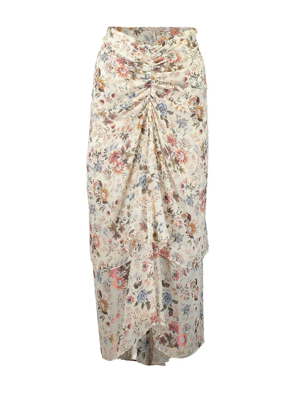 Veronica Beard Rok met bloemenprint Beige