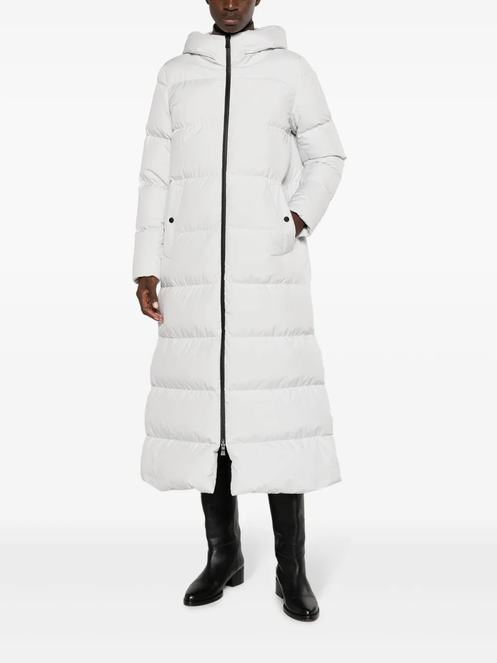 Herno Laminar quilted padded coat - Grijs
