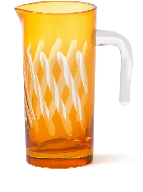 POLSPOTTEN tubular glass pitcher