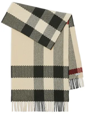 Burberry Equestrian Knight ウールポンチョ | ニュートラル | FARFETCH JP