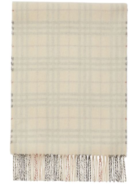 Burberry checked reversible cashmere scarf Men