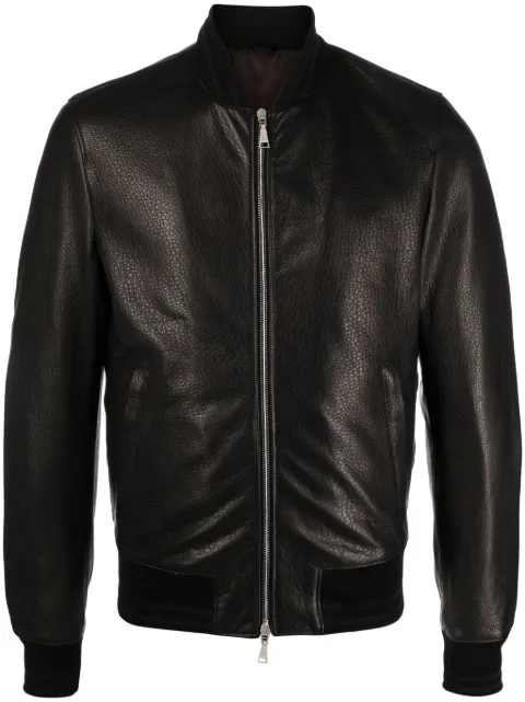 Tagliatore Justin leather biker jacket