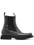 Hereu Alda leather ankle boots - Grey