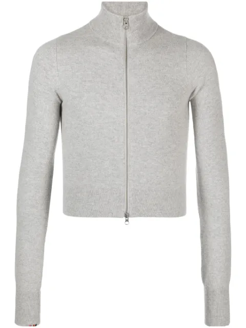 extreme cashmere n°302 Lemon cashmere-blend cardigan