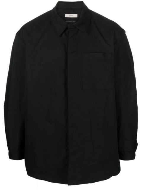 Amomento reversible quilted shirt jacket