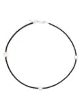 Santangelo Shoom Tri pearl necklace - Brown