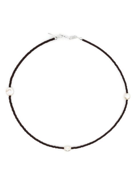 Santangelo Shoom Tri pearl necklace