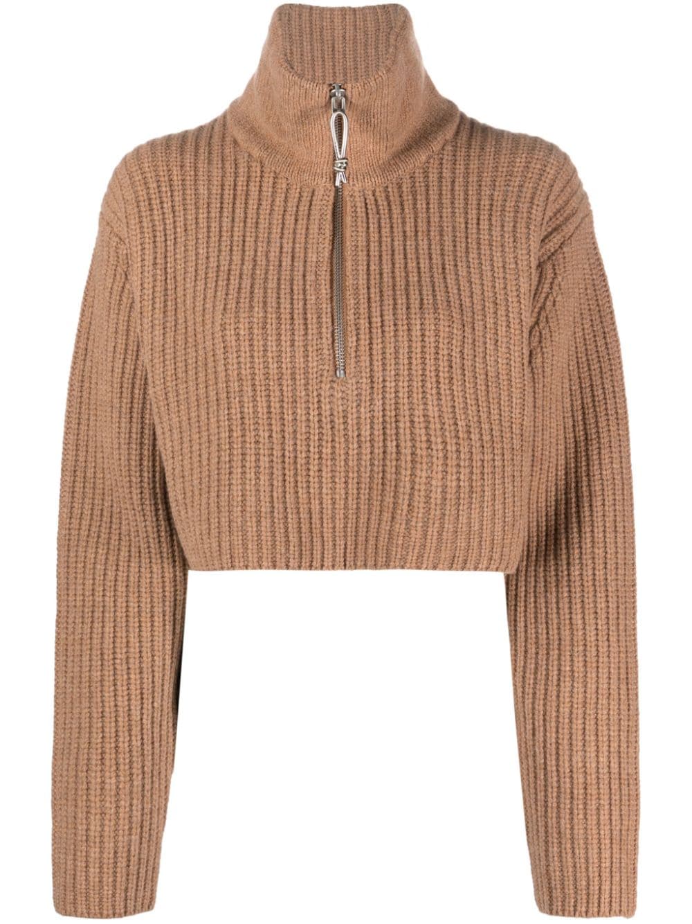Shop Eytys Kylo Ribbed-knit Jumper In Brown