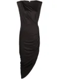 Veronica Beard Merrith draped midi dress - Black