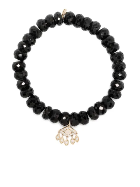Sydney Evan bracelet en or 14ct serti de pierres variées