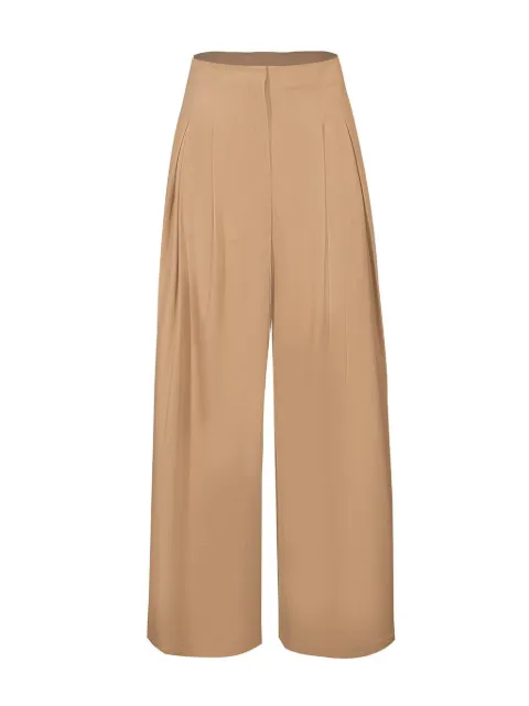 TWP Drew pleated wide-leg trousers