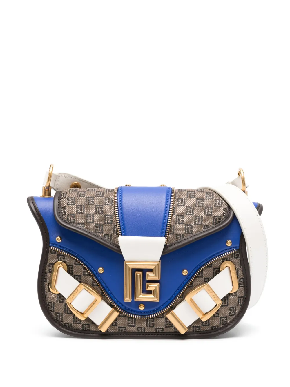 Balmain Blaze crossbodytas met vlakken Bruin