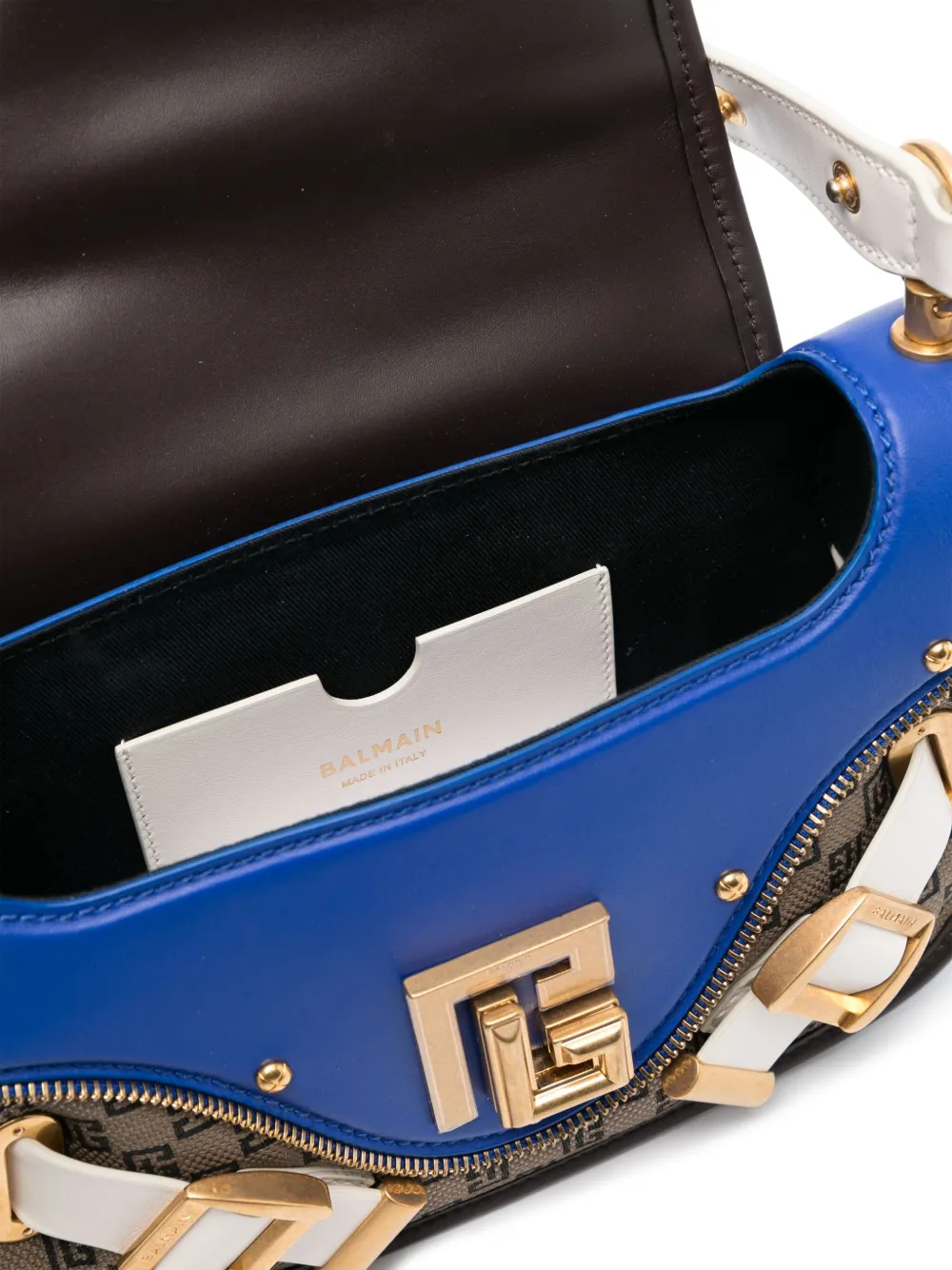 Balmain Blaze crossbodytas met vlakken Bruin