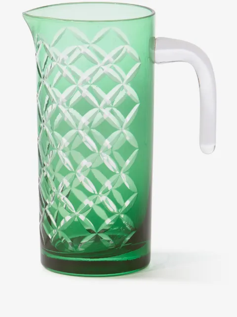 POLSPOTTEN Cuttings glass pitcher (1L)