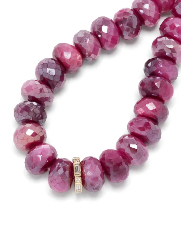 Sydney Evan 14kt Yellow Gold Diamond And Moonstone Bracelet